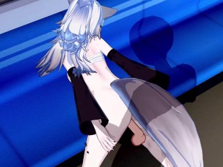 Arknights - LAPPLAND POUNDED IN PUBLIC 3D Hentai