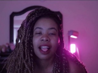 Behind the Scenes with Cami Creams - Slow Motion Big Black Ebony Booty Jiggle On Bed - Free Version