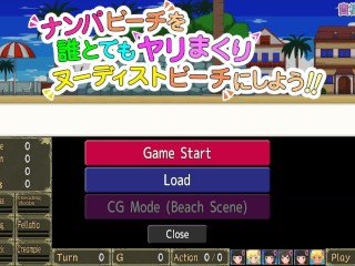 Let's Turn Pickup Beach to a Nudist Fucking Beach [Hentai Game] Ep.1 Perv on th beach