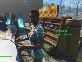 Beautiful prostitutes perfectly please guys and girls in Fallout game | PC Game