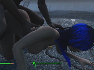 Beautiful prostitutes perfectly please guys and girls in Fallout game | PC Game