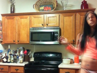 Kimberly George Webcamming while roommate cooks 456clips ~KimberlyGeorge~