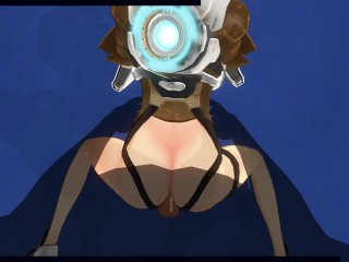 3D HENTAI POV OVERWATCH Tracer fucks you and has many orgasms