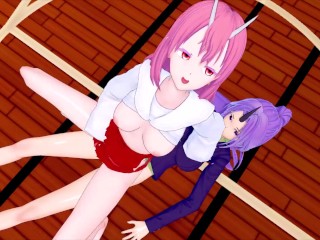 FUTA TENSURA SHION X SHUNA 3D HENTAI