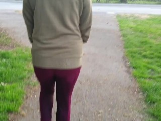 ⭐Public Wetting - And spending a whole day in pissy leggings ;)