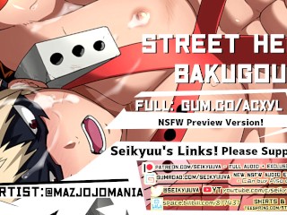 Stupid Hard Street Hero Bakugou! [My Hero Academia ASMR] (Art by: mazjojomania)