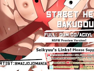 Stupid Hard Street Hero Bakugou! [My Hero Academia ASMR] (Art by: mazjojomania)