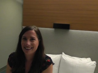 WIFE'S INTERVIEW BEFORE SHE TAKES HER FIRST BBC!