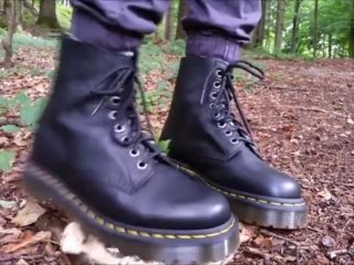 Mushrooms Stomping with Doc Martens Boots (Trailer)