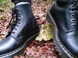 Mushrooms Stomping with Doc Martens Boots (Trailer)