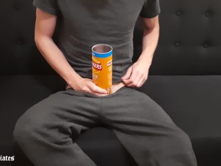 Prank with the Pringles can or how to trick (fool) your girlfriend. Step by step guide (instruction)