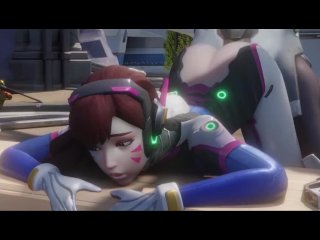 Dva getting fucked by Genji Overwatch Doggystyle