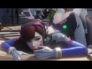 Dva getting fucked by Genji Overwatch Doggystyle