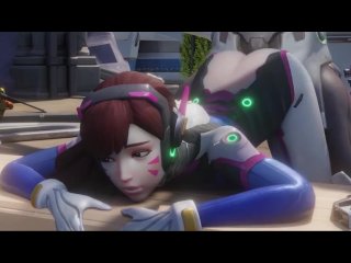 Dva getting fucked by Genji Overwatch Doggystyle