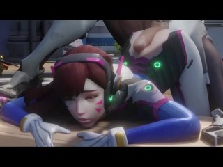 Dva getting fucked by Genji Overwatch Doggystyle