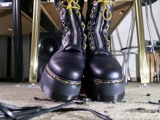 Lamp Crushing with Doc Martens Sinclair Hi Max Boots (Trailer)