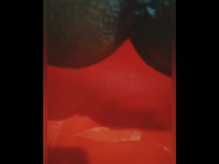 Indian adult model peeing during the softcore porn photoshoot.