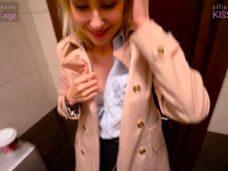 Public Agent - 18 Babe Suck Dick in Toilet Wendis & Drink Coffee with Cum / Kiss Cat