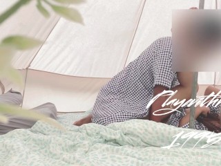 Thai Girl Fucks in Tent with Boy Friend เย็ดกันในเต็นท์ 4