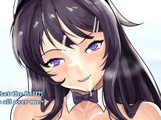 Mai Sakurajima is disgusted by you! Hentai JOI(Sounding,Assplay,Exhibitionism,Femdom, Oral,CEI, CBT)