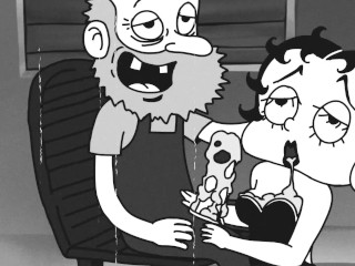 Betty Boop deepthroat old man