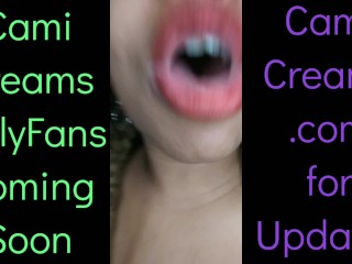 NEW Cami Creams OnlyFans Coming Soon - Ebony Black Girl BBW Big Lips Kitchen Wine Drinker Talking