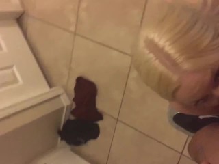 Slutty blonde wife gives the best head