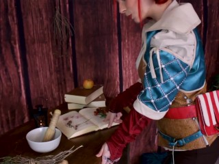 Triss Merigold Make a Sex potion for Geralt The witcher Free cut