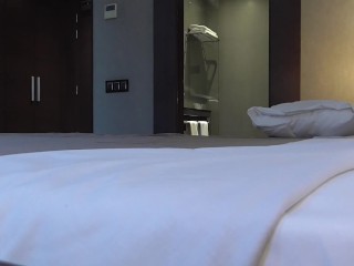 Private sex with Lily Veroni in a hotel room. Creampie