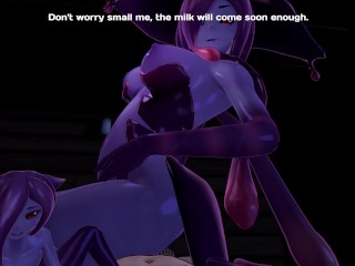 Halloween night with Slime-Girl - Eris (3D Hentai, 4K, 60FPS, Uncensored)