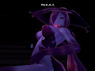 Halloween night with Slime-Girl - Eris (3D Hentai, 4K, 60FPS, Uncensored)