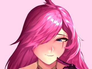 Katarina's Halloween (Hentai JOI) (League of Legends) [Femdom, Facesitting, Breathplay, Smotherbox)