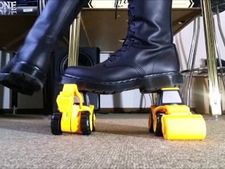 Toycar Crushing with Doc Martens Boots (Trailer)