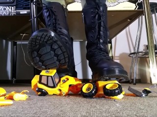 Toycar Crushing with Doc Martens Boots (Trailer)