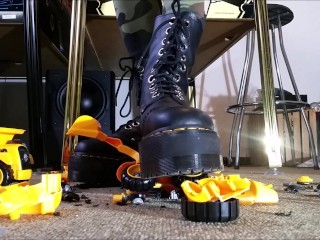 Toycar Crushing with Doc Martens Boots (Trailer)