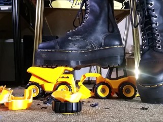 Toycar Crushing with Doc Martens Boots (Trailer)