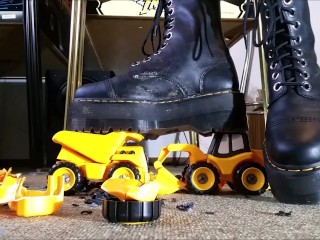 Toycar Crushing with Doc Martens Boots (Trailer)