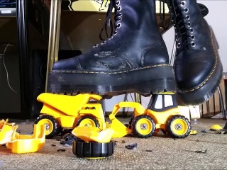 Toycar Crushing with Doc Martens Boots (Trailer)