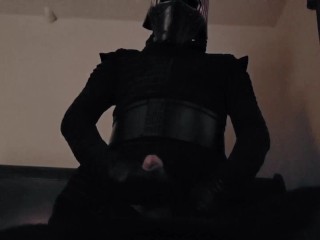 Kylo Ren Jacks Off In His Bedroom