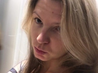 Gina Gerson inside changing room