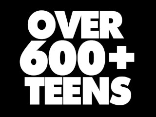 Pale gothic looking teen makes her porn debut