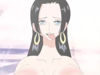 One Piece - Boa Hancock Hentai Anal Sex with Luffy POV