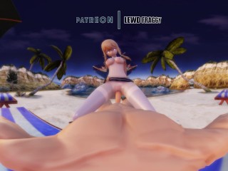 Genshin Impact - Jean Beach Cowgirl [VR UNCENSORED HENTAI 4K]