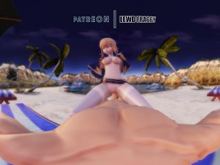 Genshin Impact - Jean Beach Cowgirl [VR UNCENSORED HENTAI 4K]