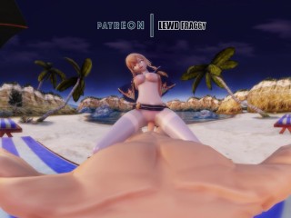 Genshin Impact - Jean Beach Cowgirl [VR UNCENSORED HENTAI 4K]