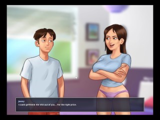 Summertime Saga Part 47: Getting A Handjob From Ms. Okita