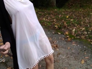 Leaving my Clothes and Touching Myself on a Public Hiking Trail