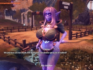 Breeders of Nephelym [Hentai 3D game] Ep.1 a plant monster girl sucked my huge cowgirl tits