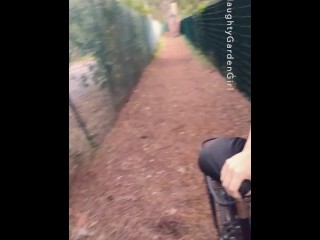 Riding my Bike Naked + Orgasm (Caught) teaser