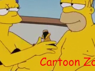 Marge and Homer's honeymoon THE SIMPSONS CARTOON PORN